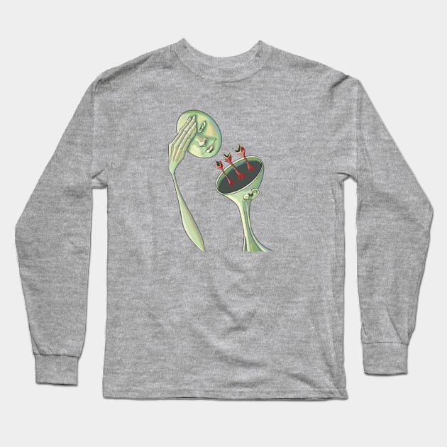 Feed that Noggin Long Sleeve T-Shirt by Yeti Slang 